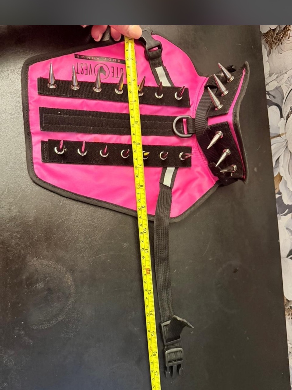 Pink Tactical safety anti-coyote Dog Harness - - Picture 7 of 8